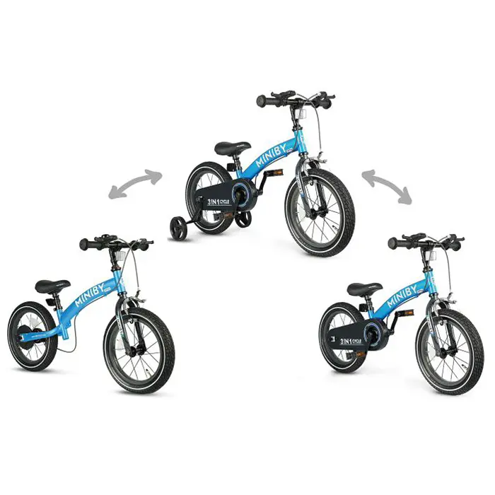 Велосипед - біговел Miniby 3 в1 Blue - фото 2