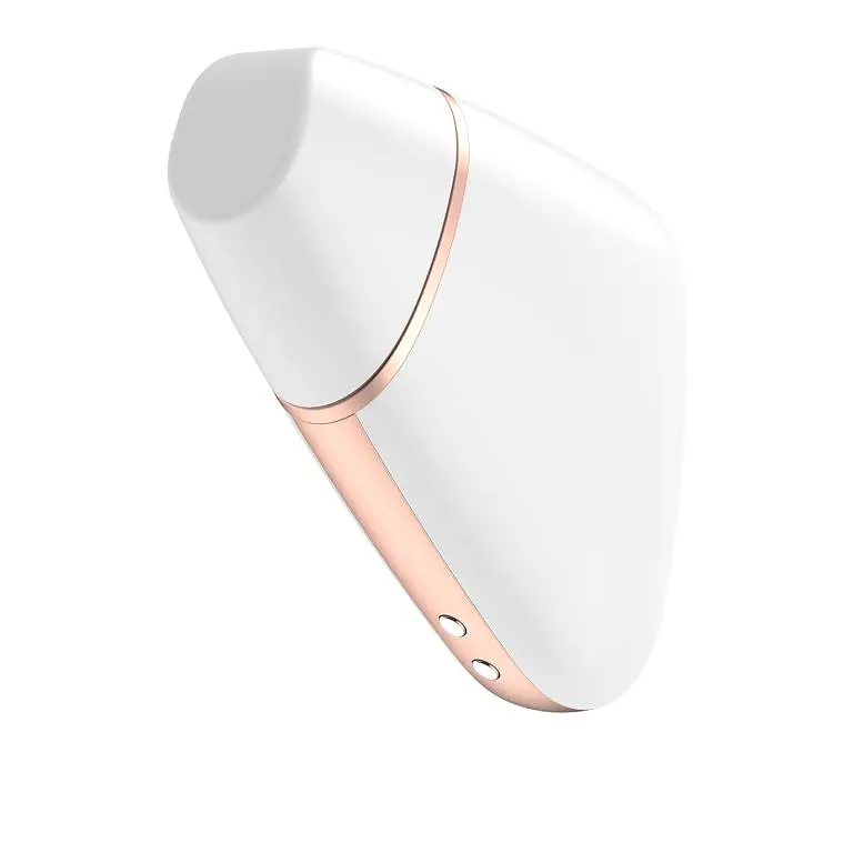Вакуумний кліторальний вібратор Satisfyer Love Triangle White (App) - фото 5