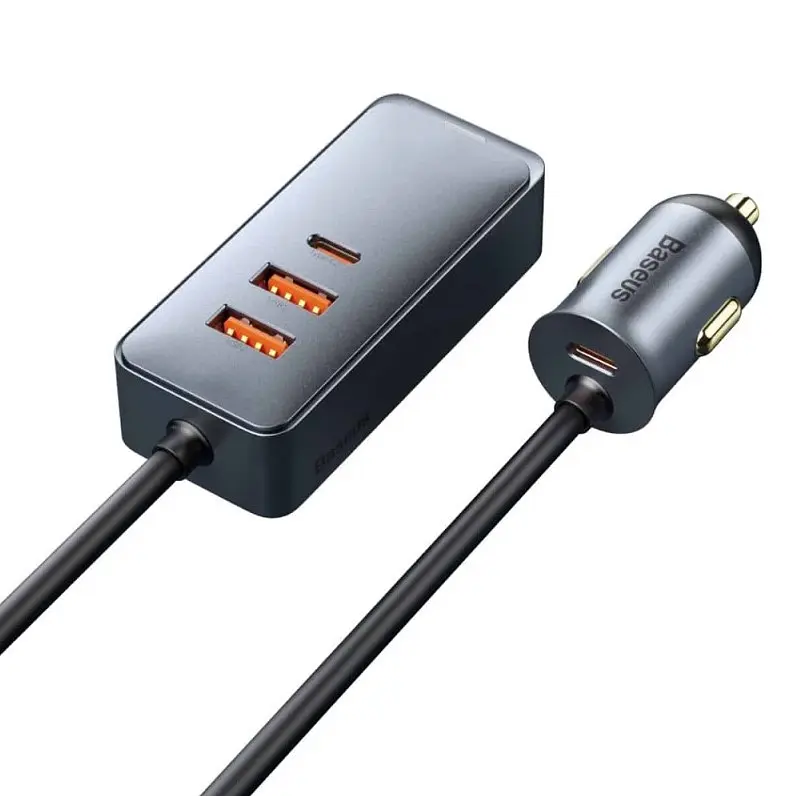 Розгалужувач хаб Baseus Share Together PPS 120 W 2U+2C CCBT-A0G - фото 3