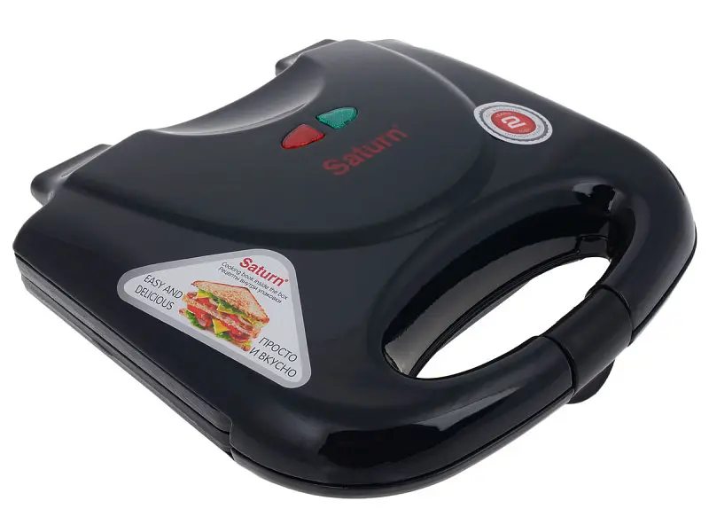 Сендвічниця Saturn ST-EC1082 Black