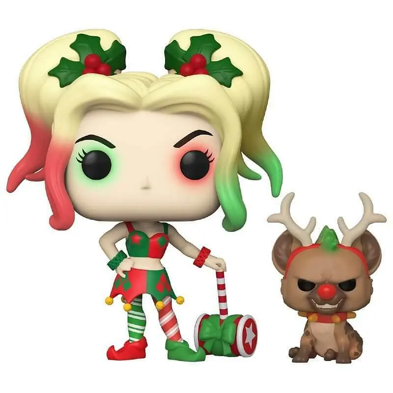 Фігурка Funko Pop Фанко Поп Супер герої Харлі Квін Super Heroes Holidays Harley Quinn and Bruce SН HQ 357 - фото 2