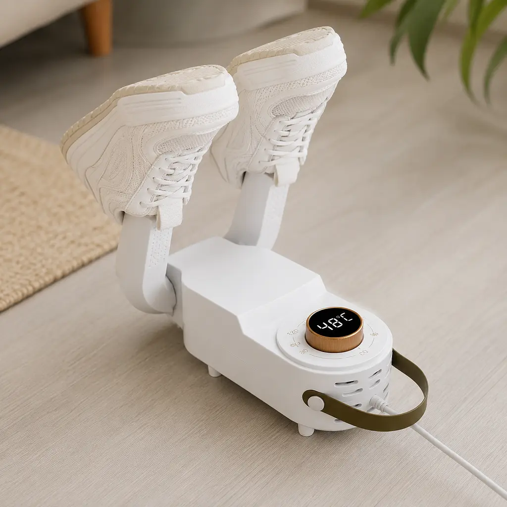 Електрична ультрафіолетова сушарка для взуття з таймером Shoe Dryer / Електросушарка для взуття 4 режимами сушіння Біла 220В - фото 3