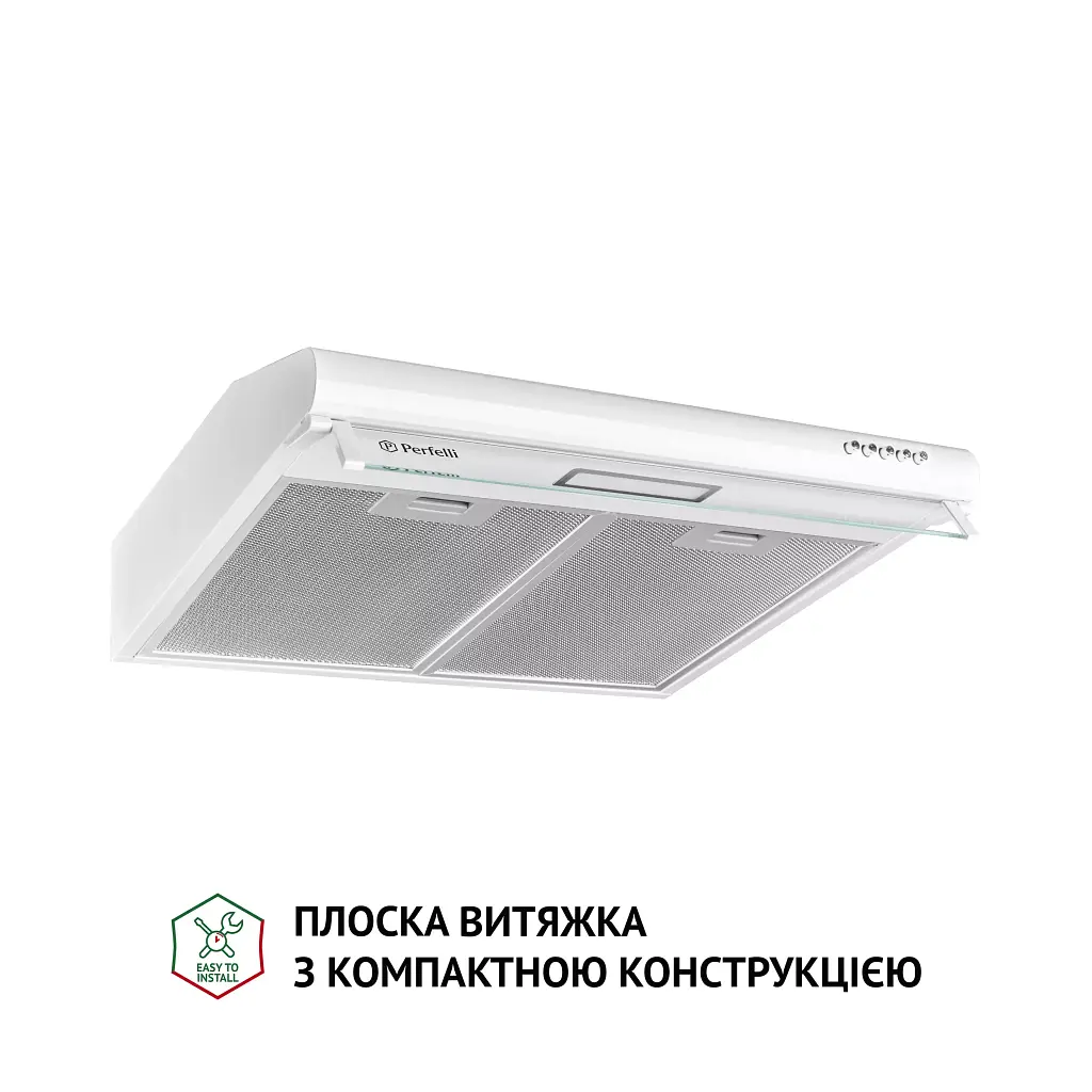 Витяжка плоска Perfelli PL 5144 W LED - фото 2
