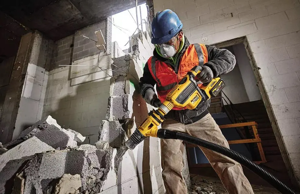 Перфоратор акумуляторний DeWALT SDS-Max 54 В XR FlexVolt без АКБ та ЗП DCH614N - фото 6