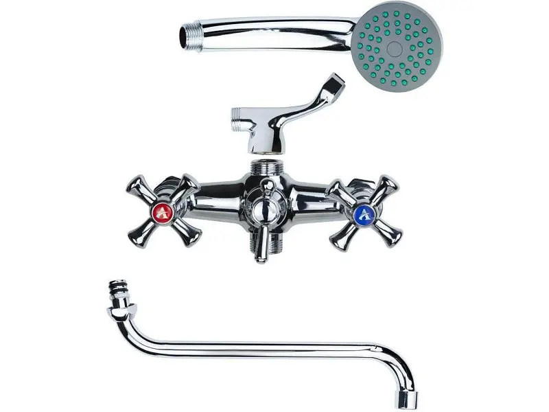Смеситель для ванны с длинным изливом Aquatica PL-5C455C - фото 4