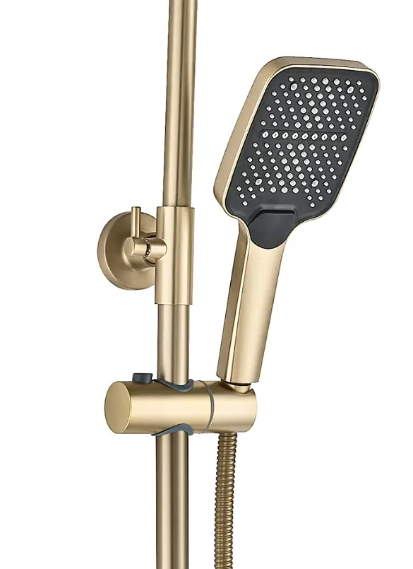 Душова система з виливом Rea Joe brushed gold REA-P5656 - фото 5