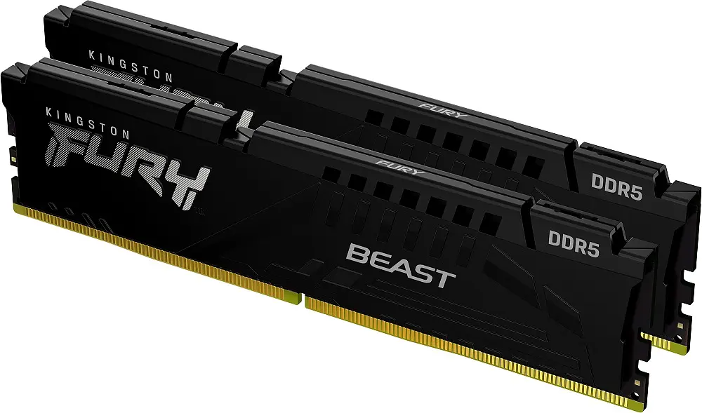 Модуль пам'яті Kingston DDR5 32GB (2x16GB) 5600MHz FURY Beast Black (KF556C40BBK2-32) - фото 2