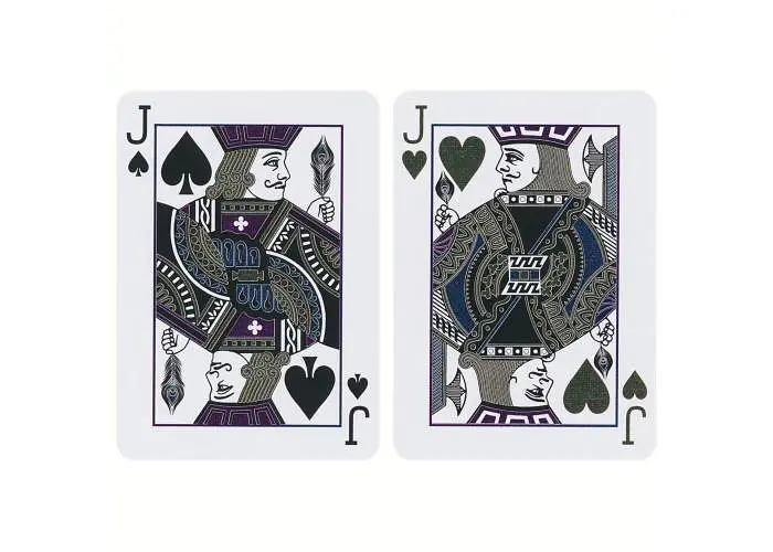 Карты игральные United States Playing Card Company Bicycle Peacock (purple) (ВР_КГБПП) - фото 3