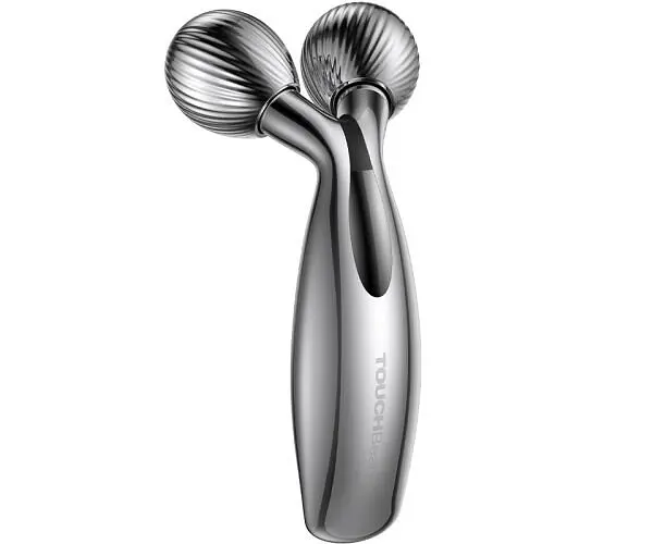 TOUCHBeauty TB-2092, Масажний ролер для підтяжки обличчя та тіла Тач Б'юті, сріблястий - фото 2