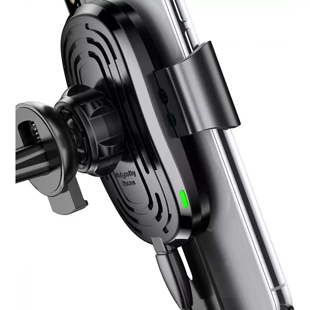 Автотримач із бездротовою зарядкою Baseus Wireless Charger Gravity Car Mount Black (WXYL-01) [85328] - фото 5