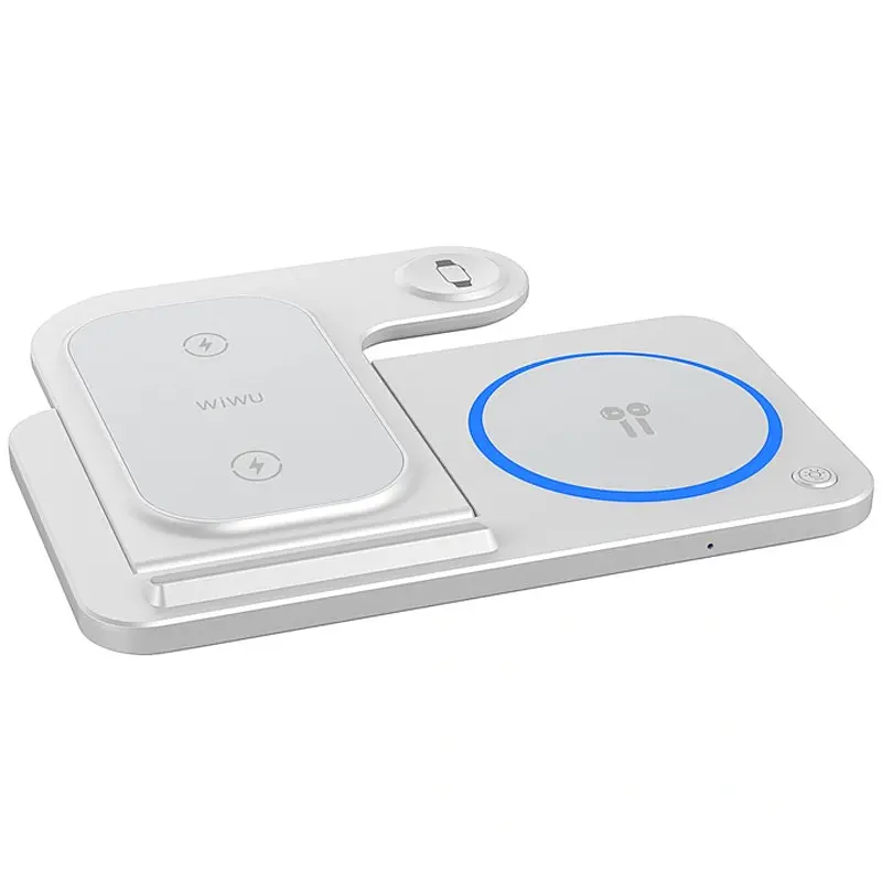 БЗП Wi-W020 3 in 1 Wireless Charger White Wiwu teh0029900 - фото 3