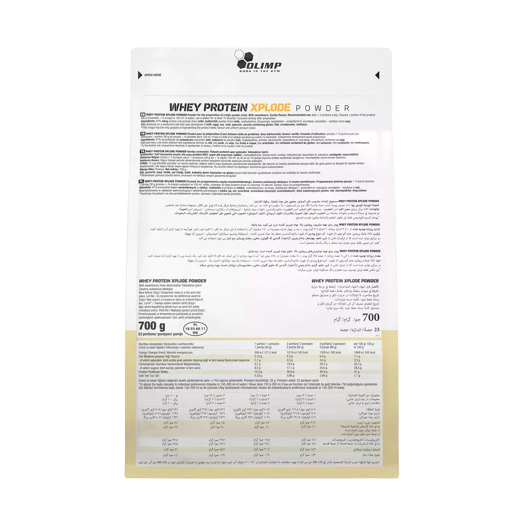 Протеїн Olimp Whey Protein Xplode ваніль 700 г (Ф001514) - фото 2