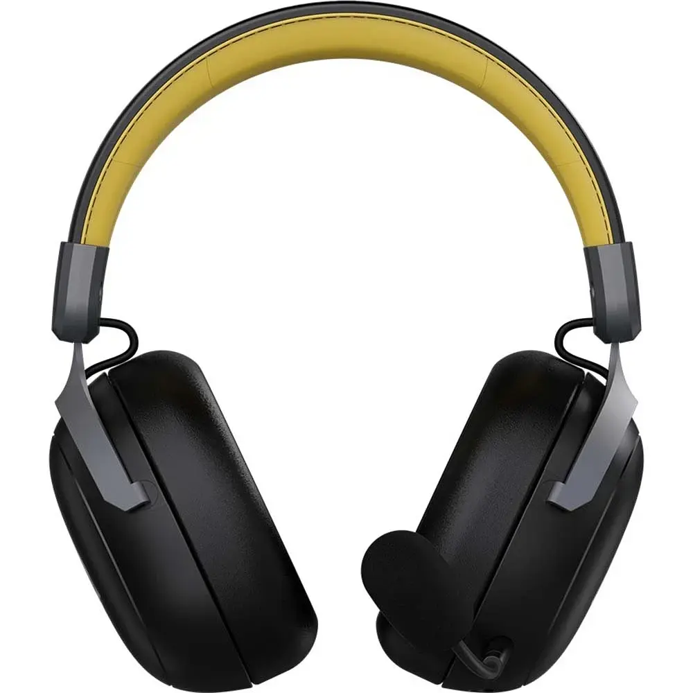 Навушники Bluetooth Stereo Ajazz AHM08 MAX Black/Gray/Yellow (AHM08-MAX-BGY) UA - фото 4