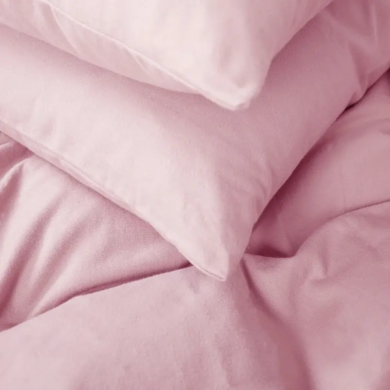 Комплект постельного белья MirSon Фланель 008 Pink 175х210 см розовый (2200009651168) - фото 14