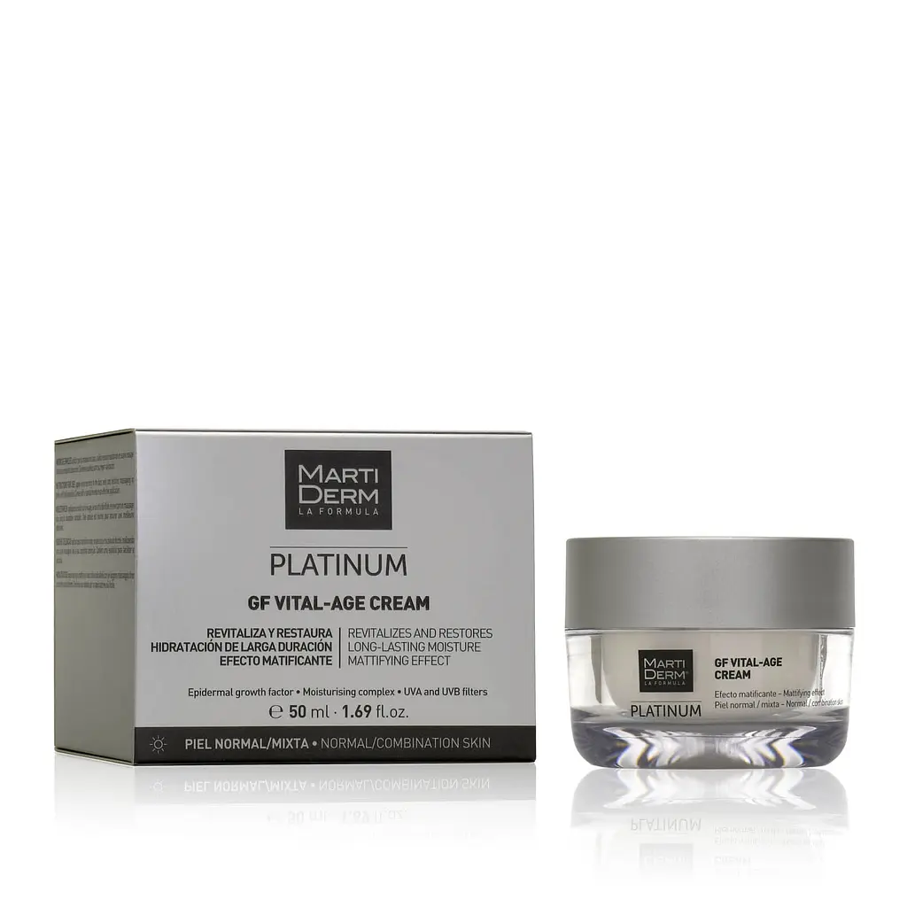 Крем для лица MartiDerm Platinum Gf Vital Age Cream для нормальной и комбинированной кожи, 50 мл - фото 3