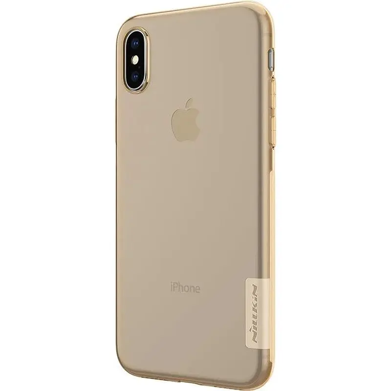 Чохол-накладка Nillkin TPU Nature Case Apple iPhone X Brown - фото 4