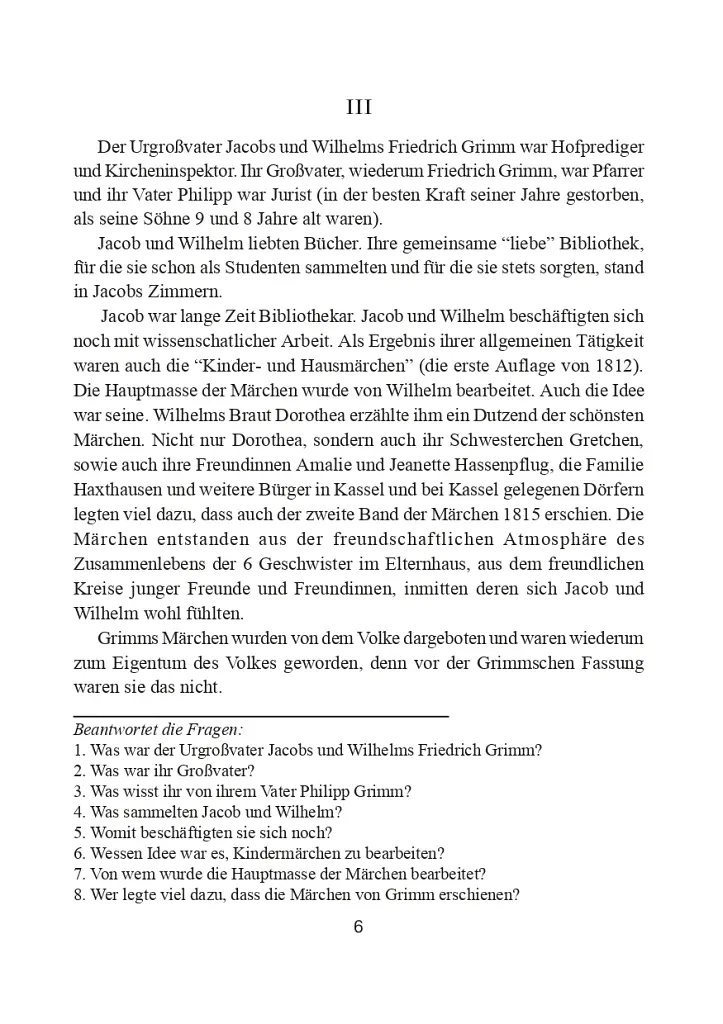 Bruder Grimm. Kinder-und Hausmarchen. Казки братів Грімм. 43 тексти і завдання для читання, аудіювання та усного мовлення. 5-12 класи - фото 7