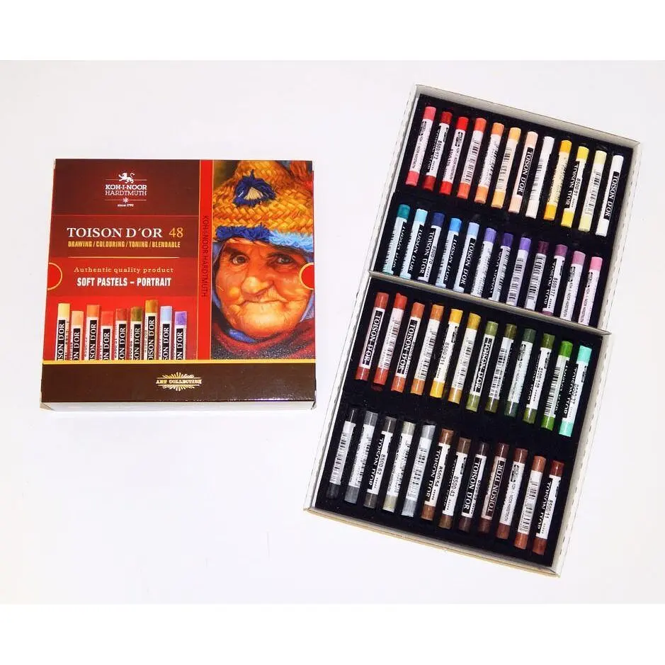 Пастельна крейда Koh-i-Noor T.D'OR Portrait 48 шт (8516048008KS) - фото 2