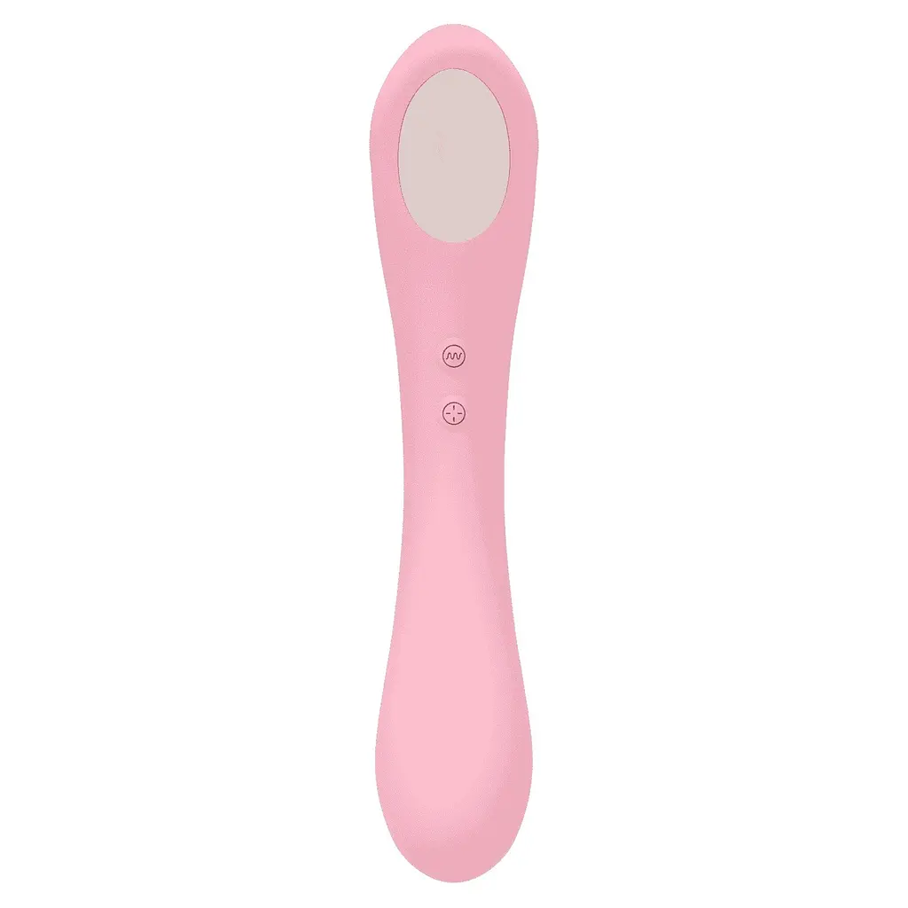 Вакуумный стимулятор клитора с вибрацией Femintimate Daisy Massager розовый - фото 3