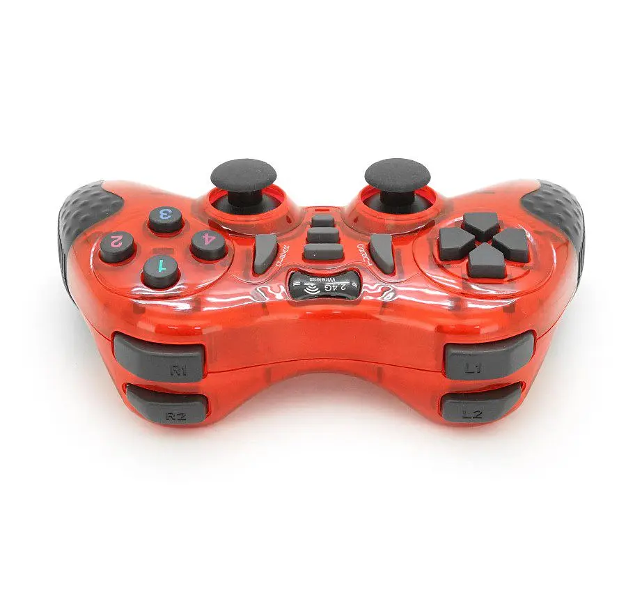Геймпад бездротовий джойстик Voltronic HJ041R PC/PS3/Android/Android TV Red - фото 2