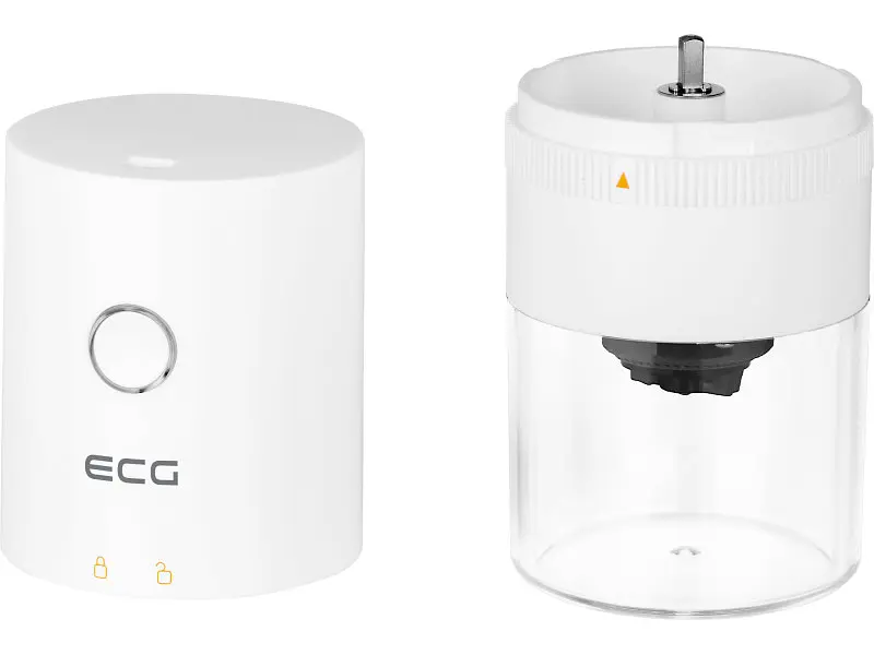 Акумуляторна кавомолка ECG KM 150 Minimo White - фото 3