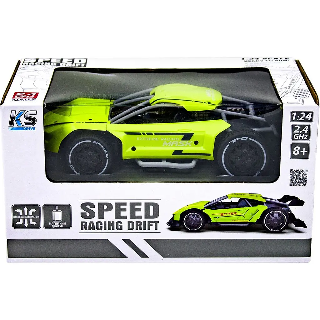 Машинка на радіокеруванні Sulong Toys 1:24 Speed Racing Drift Mask Green (SL-290RHGR) [114165] - фото 10