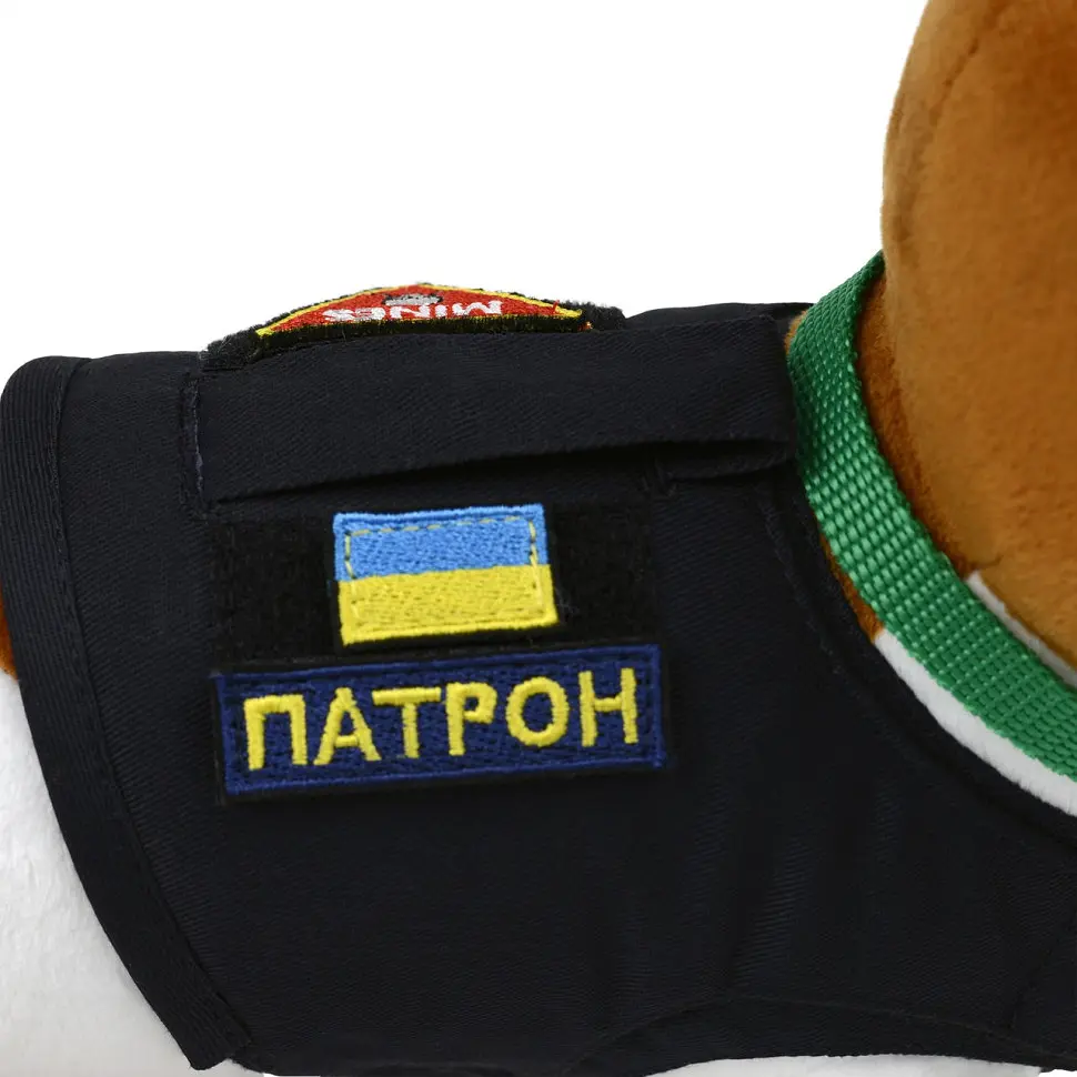 Плюшевая игрушка пес Патрон FWPATRONPL22WTBN1, 27 см - фото 7