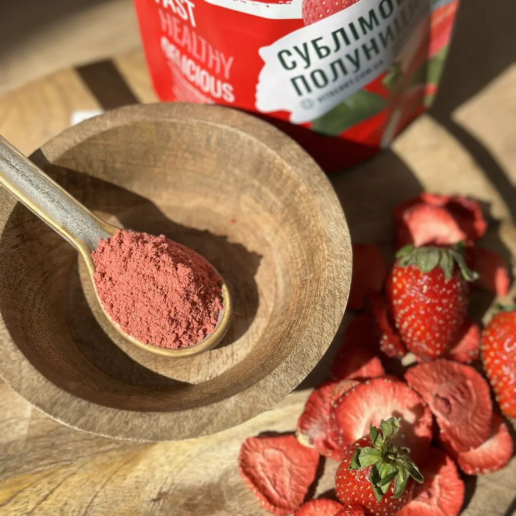 Клубника сублимированная порошок, 100 г - фото 6