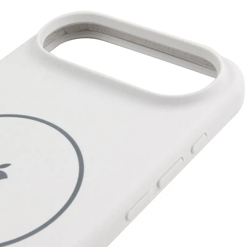 Чехол Epik Silicone Case Full Protective (AA) V2 with MagSafe для Apple iPhone 17 Air (6.5) Белый / White - фото 4
