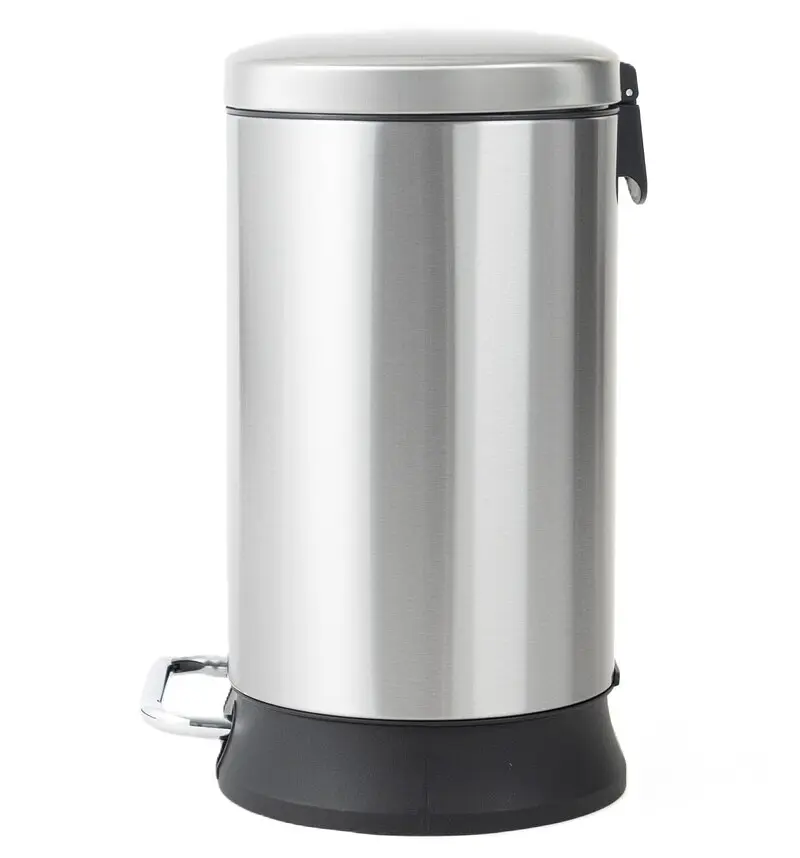 Відро для сміття з плавним закриттям овальне Mixxus Premium Strong-TC0105 SS Color 5л нержавіюча сталь MI7080, Нержавіюча сталь - фото 4