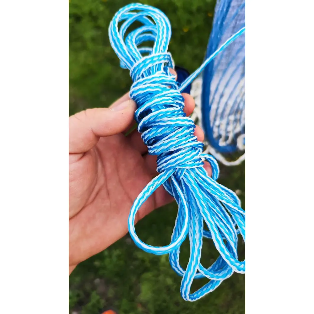 Рибальська сітка для ловлі риби FISH NET 0240 2.5 м кільце 45 см зручна та компактна модель - фото 8