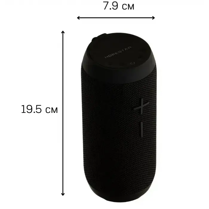 Портативная беспроводная Bluetooth колонка Hopestar P7 / 10W, Bluetooth, TWS, FM, MP3, AUX, Mic Черная - фото 6