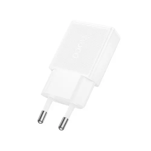Сетевые зарядные устройства Hoco N73 Speed ​​PD20W+QC3.0 ultra-thin charger(EU) белый - фото 6
