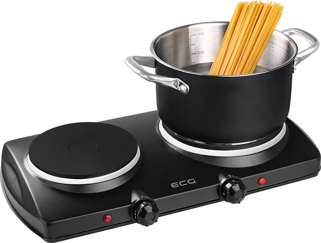 Електроплита ECG EV 2512 Black - фото 5