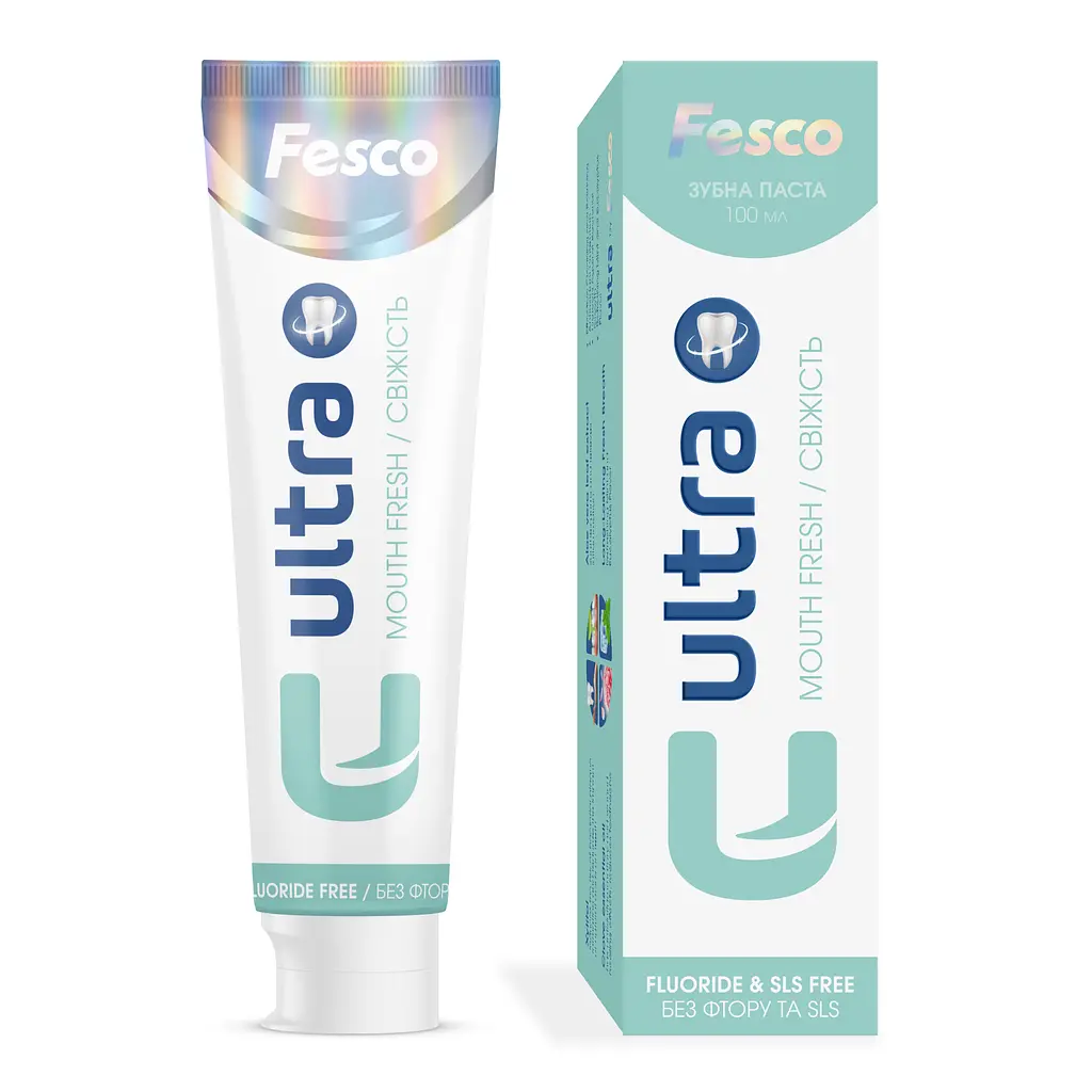Зубна паста Fesco Ultra Mouth Fresh 100 мл - фото 2