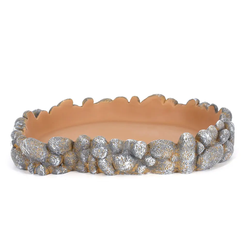 Поїлка для рептилій Hobby Drinking bowl Pebbles L 25x21x4см (36402) - фото 2