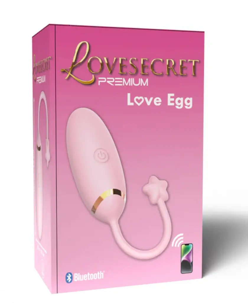 Виброяйцо Lovesecret Premium Love Egg App Function 10.7 см (розовый) - фото 16