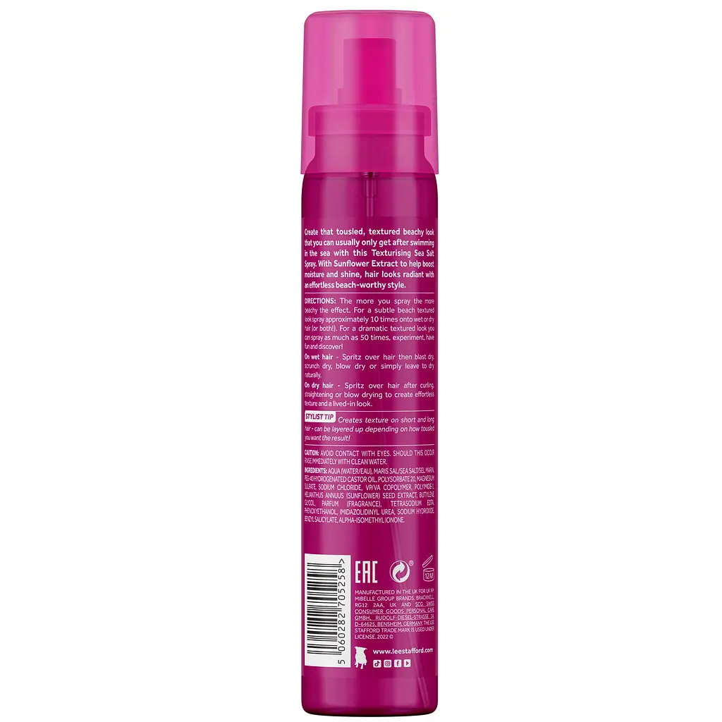 Спрей для волосся Lee Stafford Texturising Sea Salt Spray текстуруючий 150 мл - фото 2