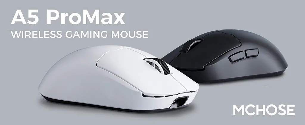 Компьютерная мышь MCHOSE A5 v2 Ultra беспроводная игровая PAW3395, 26000 DPI 2,4G+Bluetooth Red - фото 9