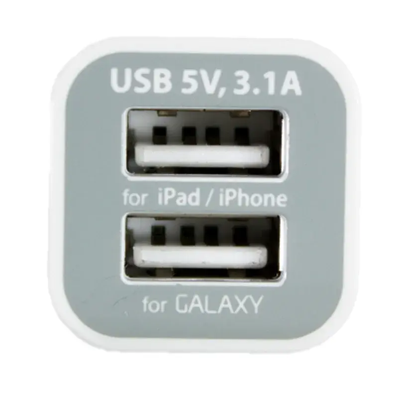 Зарядний пристрій PowerPlant 2*USB, 3.1A (DV00DV5036) - фото 2