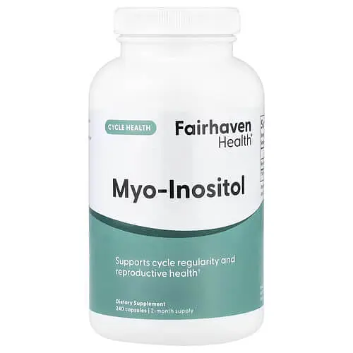 Інозитол (B-8) Myo-Inositol 240 капсул Fairhaven Health vit0005891