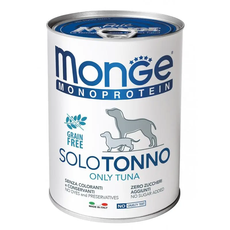 Паштет Monge Dog Solo з тунцем для собак усіх порід 150 гр - фото 2
