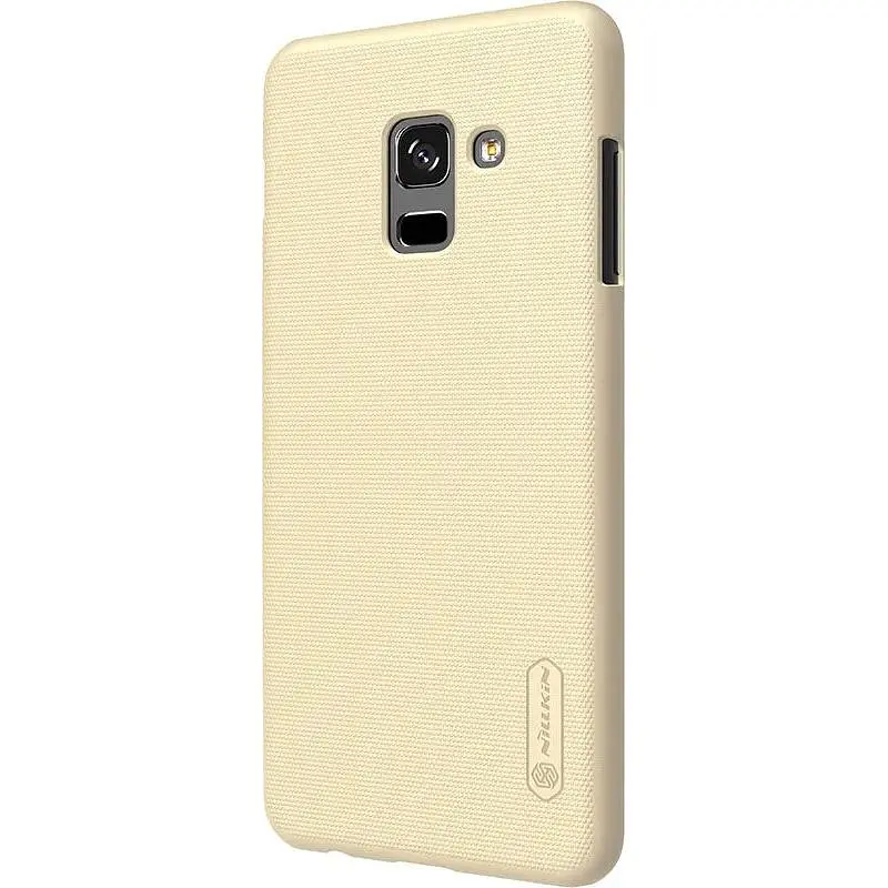 Чехол-накладка Nillkin Super Frosted Shield Samsung Galaxy A8 Plus 2018 SM-A730 Gold - фото 3
