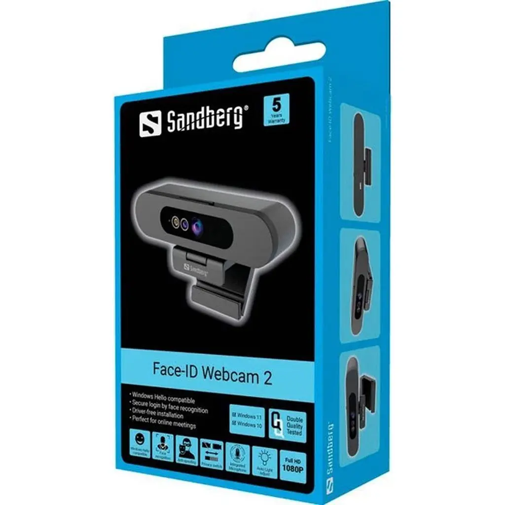 Веб-камера Sandberg Face-ID 2 HD 1080p (134-40) [160249] - фото 10