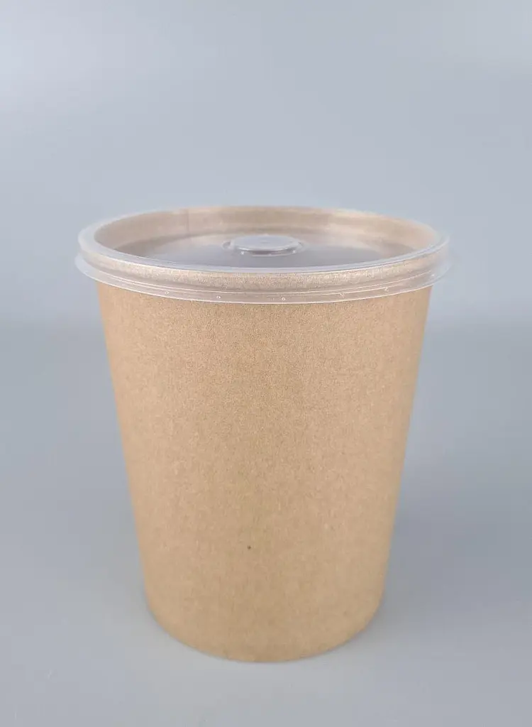 Крафтовий супник, 900 мл, d116h130, KRAFT, 50 штук, для супів, локшини, каш і гарячих страв - фото 3