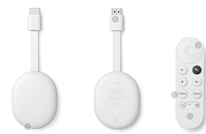 Беспроводная приставка медиаплеер Google Chromecast with Google TV HD (GA03131-US) - фото 2