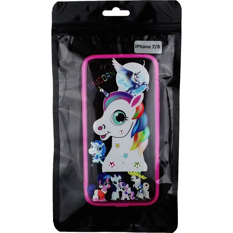 Чохол-накладка Toto TPU Сartoon Network Case iPhone 7/8/SE 2020 Pink Unicorn - фото 2