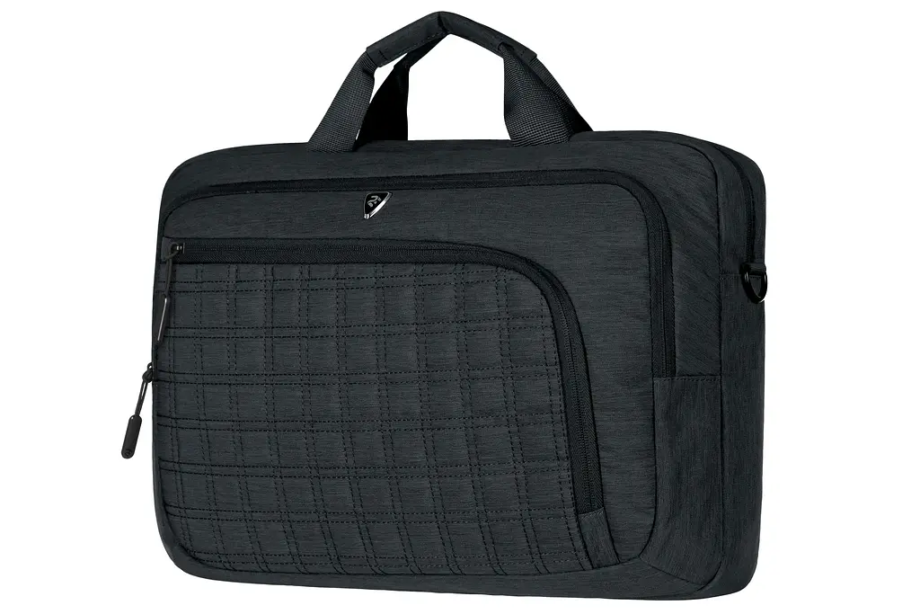 Сумка для ноутбука 2E CrossSquares 16" черная (2E-CBN9198BK) - фото 2