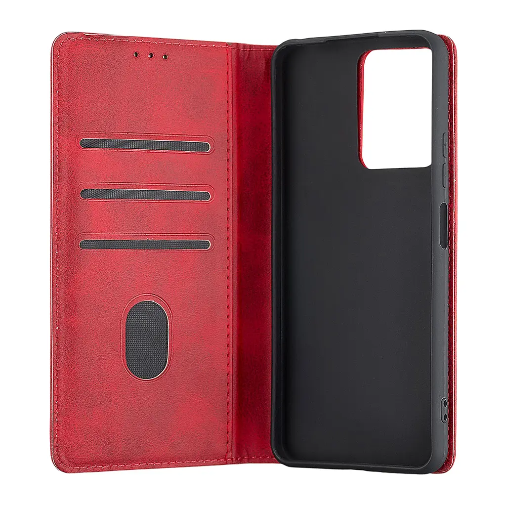 Чохол-книжка Premium Xiaomi Redmi Note 12 5G/Poco X5 5G Dark Red - фото 2