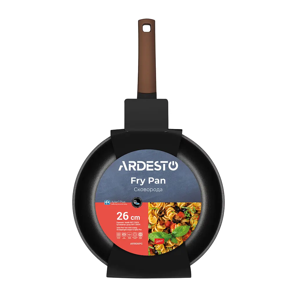 Сковорода Ardesto Gemini Foggia 26см коричневый алюминий kuh0014458 - фото 5